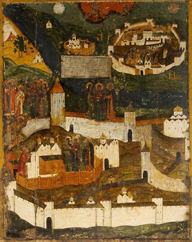 Icoana Maicii Domnului Protectoarea din Pskov